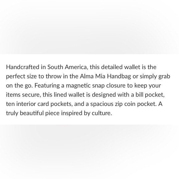 🤎Alma Mia Signature Wallet - Picture 17 of 17